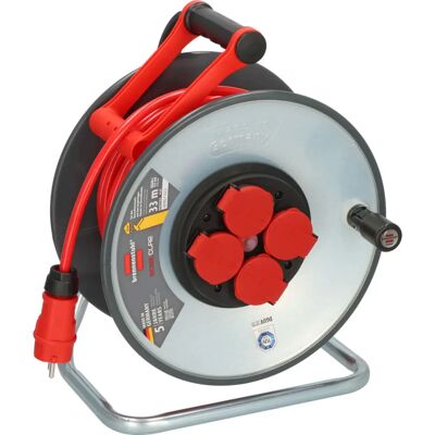 Brennenstuhl Kompakte SteelCore Kabeltrommel - 33m, IP44, 4 Steckdosen - Außen Brennenstuhl Kompakte SteelCore Kabeltrommel - 33m, IP44, 4 Steckdosen - Außen