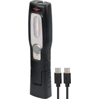 Lámpara de trabajo Brennenstuhl 1175430020 - LED, Negra, 250 + 70 lm Lámpara de trabajo Brennenstuhl 1175430020 - LED, Negra, 250 + 70 lm