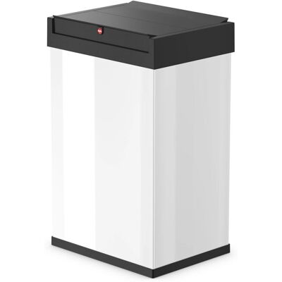 Hailo Big-Box Swing Prullenbak Wit - Rechthoekig Staal 35L Hailo Big-Box Swing Prullenbak Wit - Rechthoekig Staal 35L
