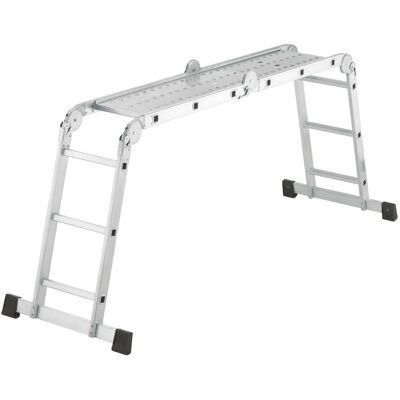Hailo M60 Klappleiter - Tragbare Aluminium Mehrzweckleiter Hailo M60 Klappleiter - Tragbare Aluminium Mehrzweckleiter