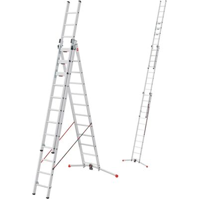 Hailo S120 Pro Leiter - Verstellbar, 3 Drehstufen, Große Plattform Hailo S120 Pro Leiter - Verstellbar, 3 Drehstufen, Große Plattform
