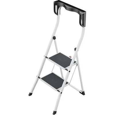 Hailo Escada ComfortLine Branca - Escada dobrável Hailo Escada ComfortLine Branca - Escada dobrável