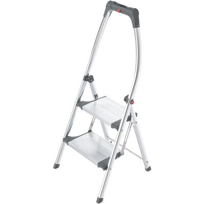 Escalera de aluminio Hailo LivingStep Plus - 2 peldaños, 2.25 m Escalera de aluminio Hailo LivingStep Plus - 2 peldaños, 2.25 m