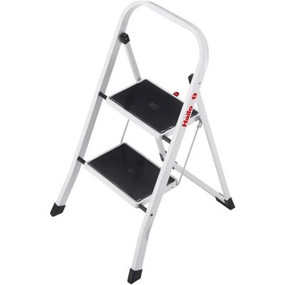 Hailo 4396-901 Escalón de Acero 2 Peldaños - Escalera Plegable Hailo 4396-901 Escalón de Acero 2 Peldaños - Escalera Plegable