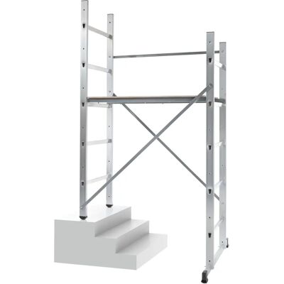 Échafaudage Aluminium Hailo 3m - Capacité 150kg - Publicité Échafaudage Aluminium Hailo 3m - Capacité 150kg - Publicité