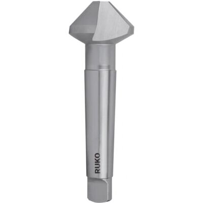 Broca Ruko - 102132, Punta dividida, 3 filos, avellanador 90°, Cono Morse Broca Ruko - 102132, Punta dividida, 3 filos, avellanador 90°, Cono Morse