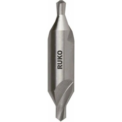 Ruko, Broca centradora, HSS DIN 333A Ø 6.3 mm Ruko, Broca centradora, HSS DIN 333A Ø 6.3 mm