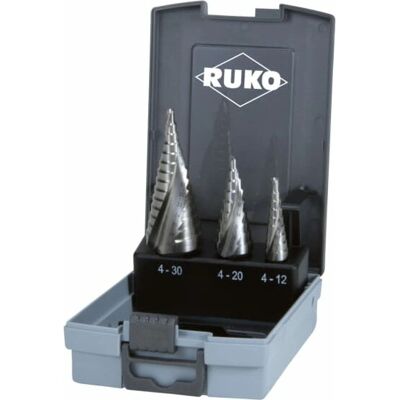 RUKO 101026RO Step Drill Set - Metal Cutting RUKO 101026RO Step Drill Set - Metal Cutting