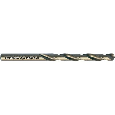 TERRAX Ruko Metallbohrer - Ø 3,3mm - DIN 338 TERRAX Ruko Metallbohrer - Ø 3,3mm - DIN 338