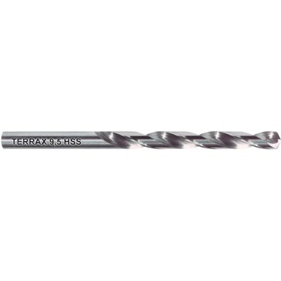 TERRAX BY RUKO 338 Metallbohrer - Für Metall, HSS-G, Ø 9,5mm TERRAX BY RUKO 338 Metallbohrer - Für Metall, HSS-G, Ø 9,5mm