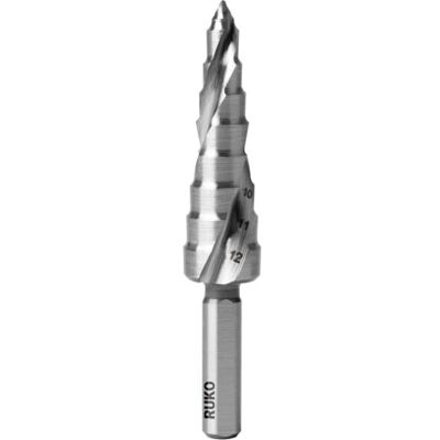 RUKO 101650-9 drill bit - Durable HSS with FLOWSTEP, 4-12mm RUKO 101650-9 drill bit - Durable HSS with FLOWSTEP, 4-12mm