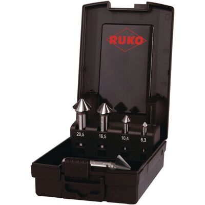 Ruko - 5-Piece Ultimatecut Countersink Set 90° HSSE-Co5 Ruko - 5-Piece Ultimatecut Countersink Set 90° HSSE-Co5