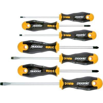 FELO Modelo 40097118 Juego de 7 Destornilladores Ergonómicos FELO Modelo 40097118 Juego de 7 Destornilladores Ergonómicos