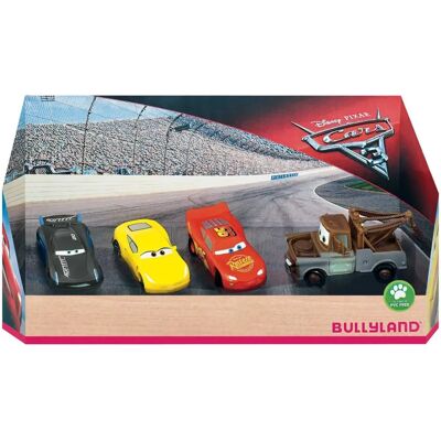 BULLYLAND Cars 3 - Ensemble de 4 Figurines - Publicité BULLYLAND Cars 3 - Ensemble de 4 Figurines - Publicité