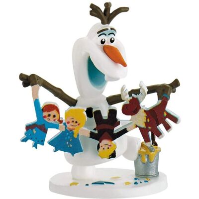 Olaf avec Guirlande de BULLYLAND - Figurine Frozen - Publicité Olaf avec Guirlande de BULLYLAND - Figurine Frozen - Publicité