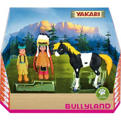 Conjunto de juguetes Yakari de Bullyland - Figura coleccionable pintada a mano Conjunto de juguetes Yakari de Bullyland - Figura coleccionable pintada a mano