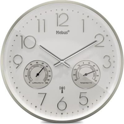 Orologio a Parete Mebus - 30cm, Bianco - Orologio a Parete Orologio a Parete Mebus - 30cm, Bianco - Orologio a Parete