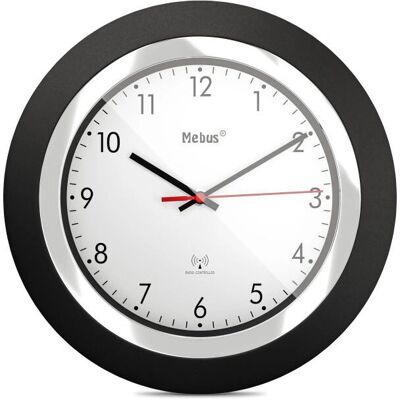 Mebus 19451 Väggklocka - Klassisk Svart & Vit Mebus 19451 Väggklocka - Klassisk Svart & Vit