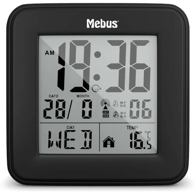 Réveil Mebus 25595 - Numérique compact avec thermomètre Réveil Mebus 25595 - Numérique compact avec thermomètre