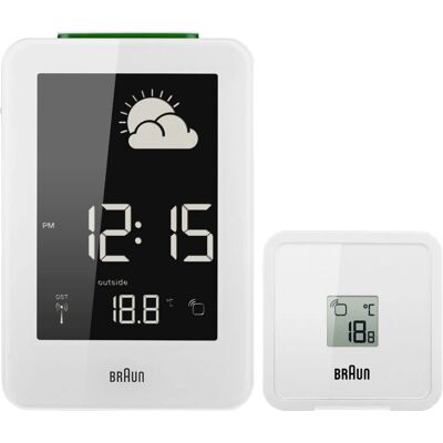 Braun BNC013-RC Wetterstation Weiß Braun BNC013-RC Wetterstation Weiß
