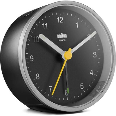 Braun BC12SB Wecker - 12h, Batterien, Schwarz, Silber Braun BC12SB Wecker - 12h, Batterien, Schwarz, Silber
