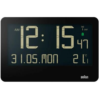 Braun BC14B-DCF seinäkello - Radio-ohjattu kello Braun BC14B-DCF seinäkello - Radio-ohjattu kello