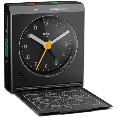 Braun BC05B Wand-/Tischuhr - Analog, Schwarz - Kompakt & Leise Braun BC05B Wand-/Tischuhr - Analog, Schwarz - Kompakt & Leise
