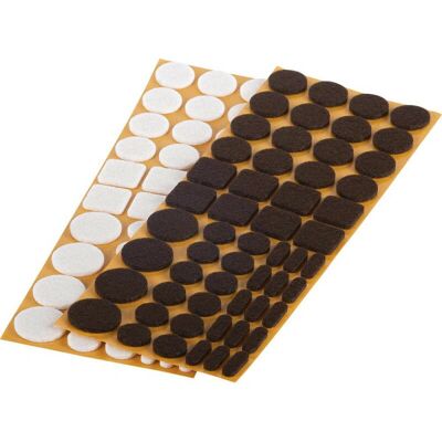 Fix-o-moll Filzgleiter Set 110 Stück - Selbstklebend - Schutz für Böden Fix-o-moll Filzgleiter Set 110 Stück - Selbstklebend - Schutz für Böden