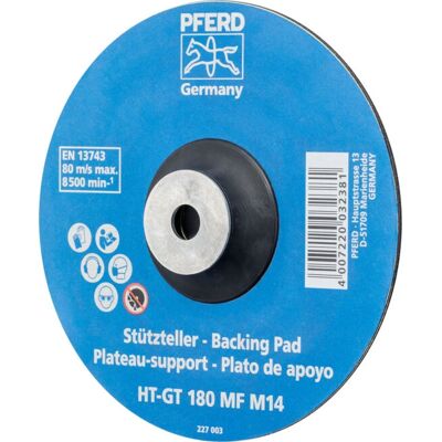 PFERD HT-GT 180 MF M14 Winkelschleifer Zubehör - Hitzebeständlicher Stützteller PFERD HT-GT 180 MF M14 Winkelschleifer Zubehör - Hitzebeständlicher Stützteller