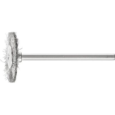 PFERD RBU 2202/3 INOX Roue à fil - 2,2 cm - Publicité PFERD RBU 2202/3 INOX Roue à fil - 2,2 cm - Publicité