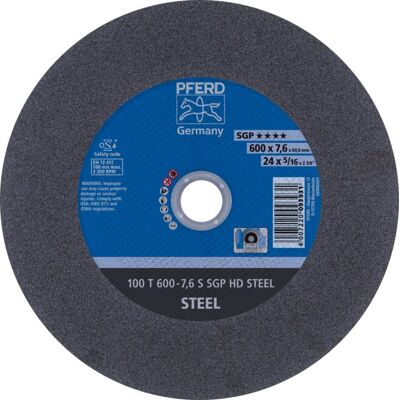 PFERD 100 T 600-7,6 S SGP HD STEEL/60,0 - Winkelschleifer-Zubehör PFERD 100 T 600-7,6 S SGP HD STEEL/60,0 - Winkelschleifer-Zubehör
