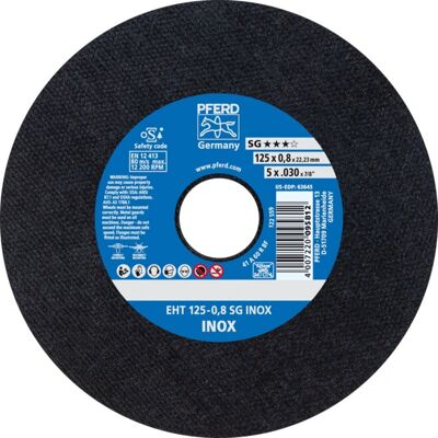 PFERD EHT 125-0,8 SG INOX Winkelschleifer Zubehör - Edelstahl Trennscheibe PFERD EHT 125-0,8 SG INOX Winkelschleifer Zubehör - Edelstahl Trennscheibe