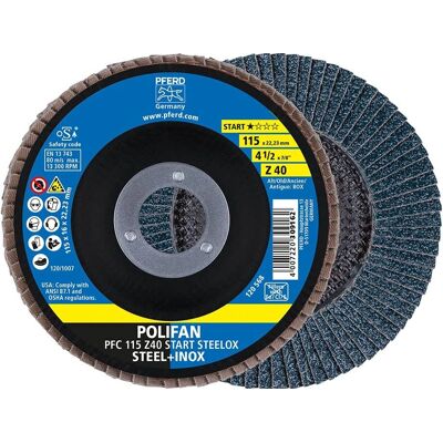 PFERD PFC 115 Z 40 Steelox Cutting Disc - 115mm, 22.23mm arbor PFERD PFC 115 Z 40 Steelox Cutting Disc - 115mm, 22.23mm arbor