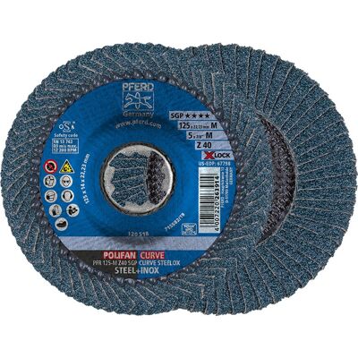 PFERD PFR 125-M Z 40 SGP Steelox - Angle Grinder Accessory PFERD PFR 125-M Z 40 SGP Steelox - Angle Grinder Accessory