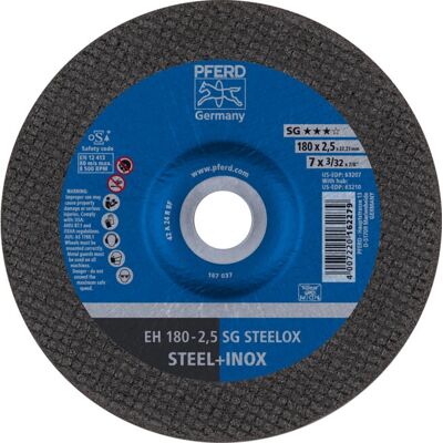 PFERD EH 180-2,5 SG STEELOX - Hochleistungs-Trennscheibe PFERD EH 180-2,5 SG STEELOX - Hochleistungs-Trennscheibe