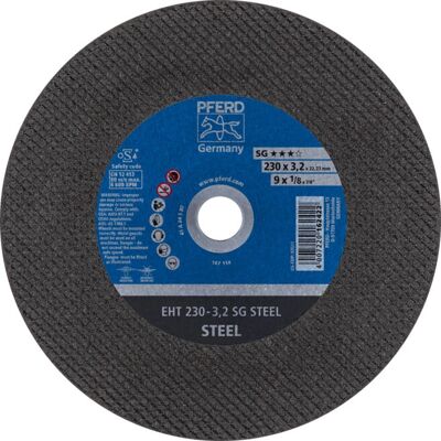 Accessorio per smerigliatrice PFERD 61328222 - 230 mm, 3,2 mm, Modello Diritto - Accessorio per smerigliatrice Accessorio per smerigliatrice PFERD 61328222 - 230 mm, 3,2 mm, Modello Diritto - Accessorio per smerigliatrice