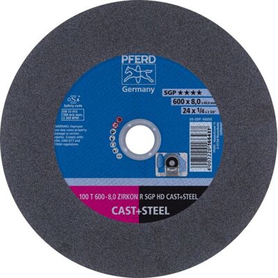 PFERD 100 T 600-8,0 ZIRKON R SGP HD GUSS+STAHL/60,0 - Winkelschleifer-Zubehör PFERD 100 T 600-8,0 ZIRKON R SGP HD GUSS+STAHL/60,0 - Winkelschleifer-Zubehör