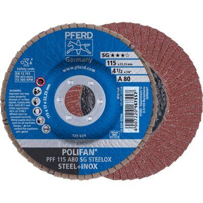 PFERD PFF 115 A 80 SG Slipkudde - ytbehandling & svetsfogar PFERD PFF 115 A 80 SG Slipkudde - ytbehandling & svetsfogar