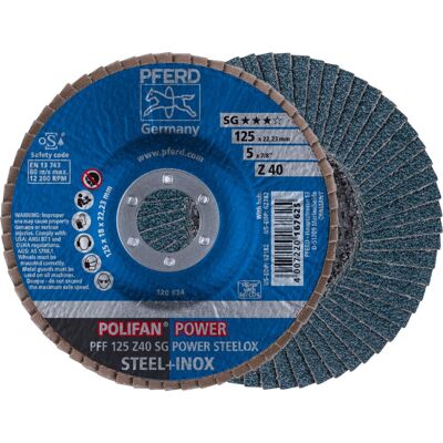 PFERD PFF 125 Z 40 SG Slibeskinne - Metal PFERD PFF 125 Z 40 SG Slibeskinne - Metal