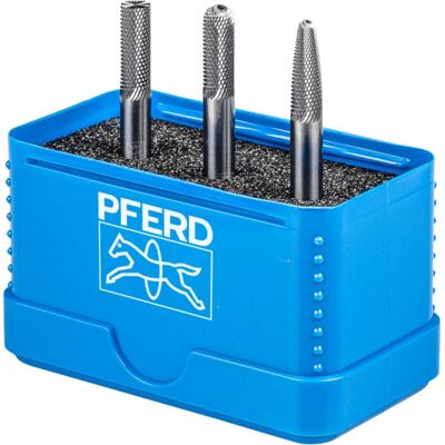 Zestaw mikrokarbidowych frezów PFERD do precyzyjnego wykończenia Zestaw mikrokarbidowych frezów PFERD do precyzyjnego wykończenia
