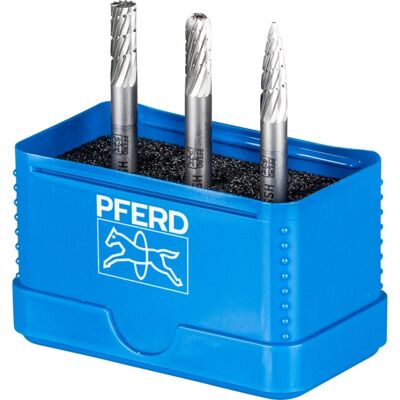 PFERD 22900810 Frees Set - HSS - Gietijzer - 3 stuks PFERD 22900810 Frees Set - HSS - Gietijzer - 3 stuks