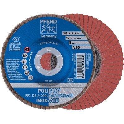 Disco PFERD PFC 125 A-COOL 60 SG INOX+ALU Disco PFERD PFC 125 A-COOL 60 SG INOX+ALU