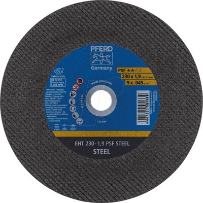 PFERD Steel Cutting Disc D230 - 22.23mm Bore - High Performance PFERD Steel Cutting Disc D230 - 22.23mm Bore - High Performance