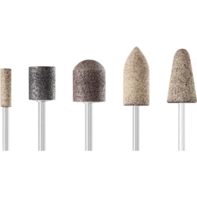 PFERD Inox Mounted Points Set - 5 Abrasive Pins for Stainless Steel PFERD Inox Mounted Points Set - 5 Abrasive Pins for Stainless Steel