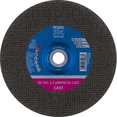 PFERD EH 230-3,2 ZIRKON SG CAST - Hochleistungs-Trennscheibe für Gusseisen PFERD EH 230-3,2 ZIRKON SG CAST - Hochleistungs-Trennscheibe für Gusseisen
