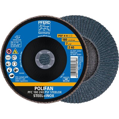 PFERD PFC 180x22,23 mm Zirkonoxid Skiva - Tillbehör till vinkelslip PFERD PFC 180x22,23 mm Zirkonoxid Skiva - Tillbehör till vinkelslip