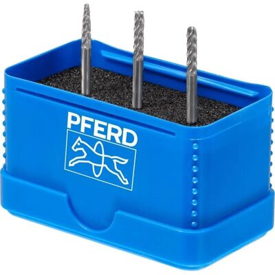 PFERD Hartmetall Frässtift Set - 3 Stück - Drehwerkzeug PFERD Hartmetall Frässtift Set - 3 Stück - Drehwerkzeug