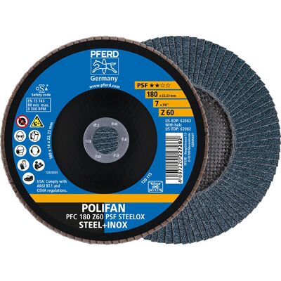 PFERD 67766185 Bordsvarv till vinkelslip - Zirkonium korn 180mm PFERD 67766185 Bordsvarv till vinkelslip - Zirkonium korn 180mm