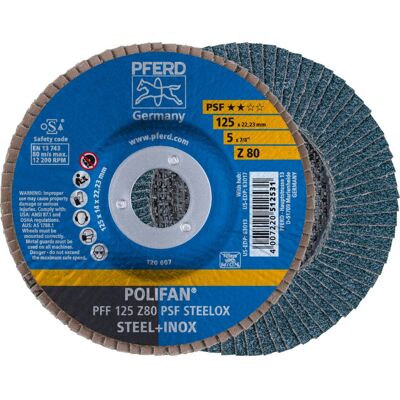 PFERD PFF 125 Z 80 PSF Skivslipad - Slipverktyg PFERD PFF 125 Z 80 PSF Skivslipad - Slipverktyg