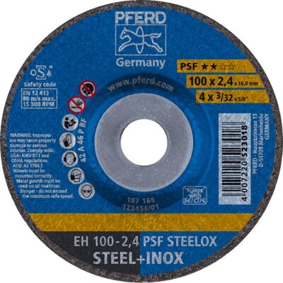 PFERD EH 100-2,4 PSF STEELOX/16,0 - Winkelschleifer-Zubehör PFERD EH 100-2,4 PSF STEELOX/16,0 - Winkelschleifer-Zubehör